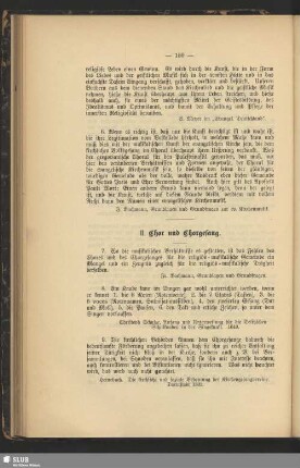 II. Chor und Chorgesang