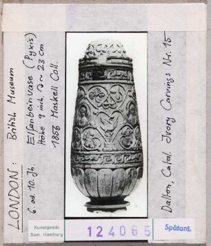 London, British Museum: Elfenbeinvase