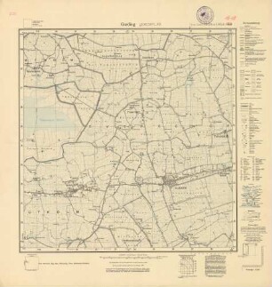 1618 (alte Nr.: 353) Garding, Meßtischblatt (4cm - Karte)