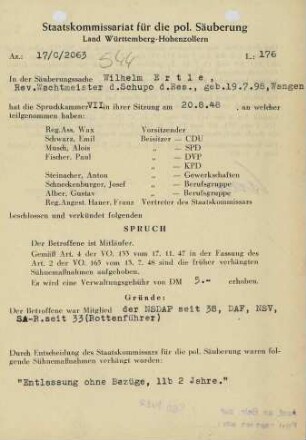 Ertle, Wilhelm
