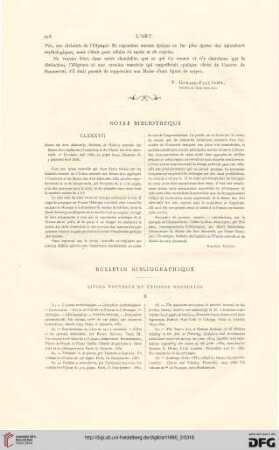 Bulletin bibliographique: livres nouveaux et éditions nouvelles