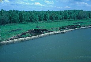 Schwere Uferschäden am Nord-Ostsee-Kanal