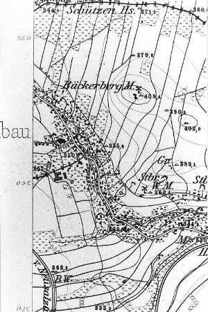 Eibau. Meßtischblatt, Sekt. Oderwitz, 1883
