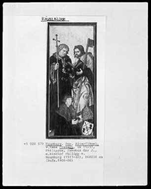 Philippus, Jakobus der Jüngere und Bischof Philipp von Naumburg