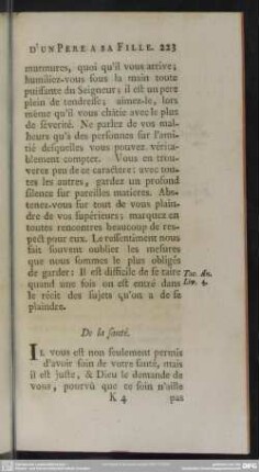 De la santè