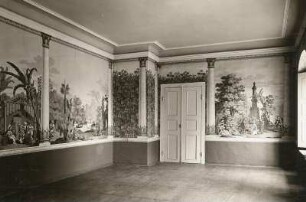 Graupzig, Herrenhaus des Rittergutes, Inneres, Saal im 1. Obergeschoss