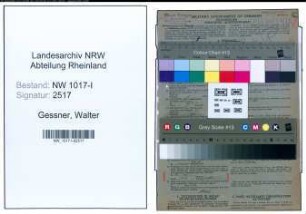 Entnazifizierung Walter Gessner , geb. 02.10.1899 (Bauhilfsarbeiter)