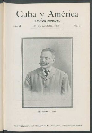 Sr. Arturo R. Díaz. [Retrato]