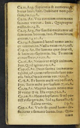 Libro tertio.