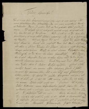 Nr. 2: Brief von Karl Otfried Müller an seine Schwester Gottliebe, Ohne Ort, 12.1.1816