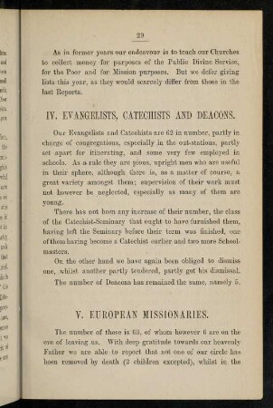 29-31, V. European missionaries