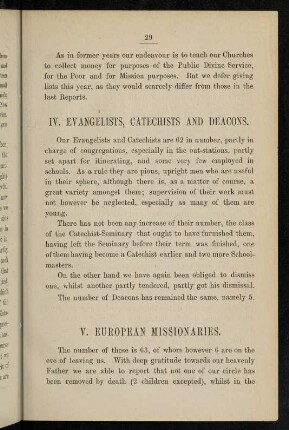 29-31, V. European missionaries