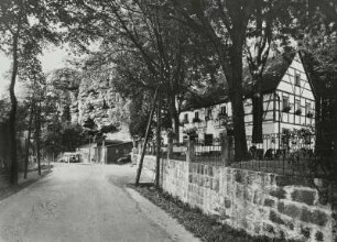 Fremdenhof und Restaurant Felsenkeller (später Gasthaus Schweizermühle)