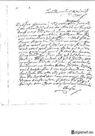 6: Brief von Elise von der Recke und Sophie Becker an Johann Wilhelm Ludwig Gleim