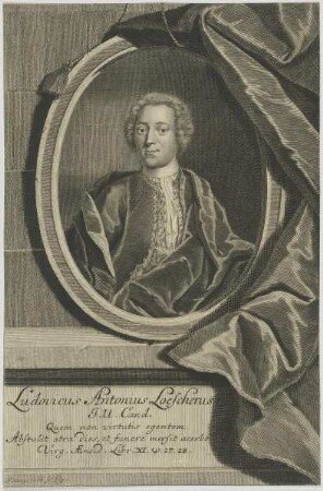 Bildnis des Ludovicus Antonius Loescherus