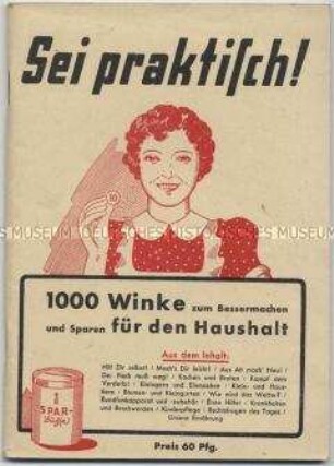 Ratgeber für den Haushalt aus der unmittelbaren Nachkriegszeit