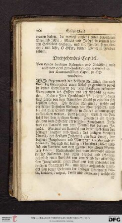 Dreyzehendes Capitel