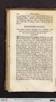 Dreyzehendes Capitel