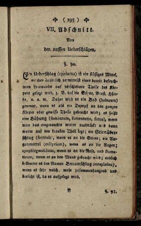 VII. Abschnitt.