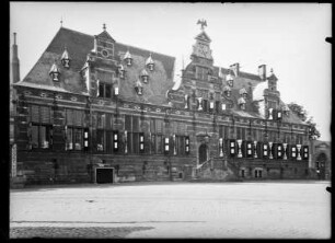 Niederlande, Middelburg. Hospitaal (Krankenhaus). Straßenansicht