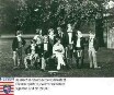 Edward VII. König v. Großbritannien, Prinz Albert v. Wales (1841-1910) / Porträt mit Bruder Alfred (1844-1900, späterer Herzog I. von Sachsen-Coburg-Gotha) und Freunden / Gruppenaufnahme