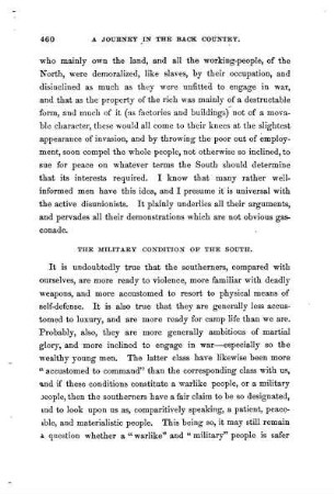 The Military Condition of the South,