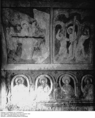 Kirche Sankt Margarete; Wandmalereien im Chor
