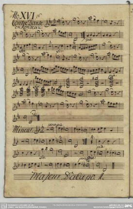 16. Anonymus, Contredanses, D-Dur