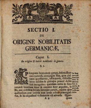 David Georg Struben Commentatio De Origine Nobilitatis Germanicæ Et Præcipuis Quibusdam Ejus Juribus