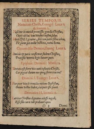 Series Temporis.
