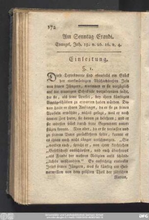 Am Sonntag Exaudi. Evangel. Joh. 15. v. 26. 16. v. 4.