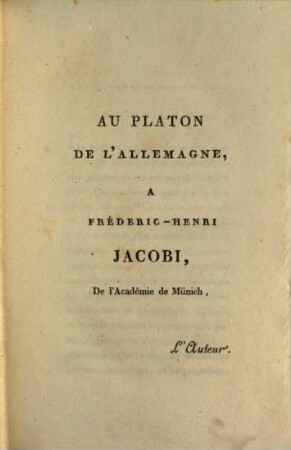 Essais philosophiques, ou nouveaux mélanges de littérature et de philosophie, 1