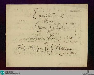 Divertimentos - Don Mus.Ms. 1680 : cemb; C