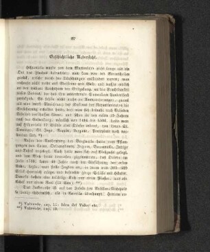 Geschichtliche Uebersicht