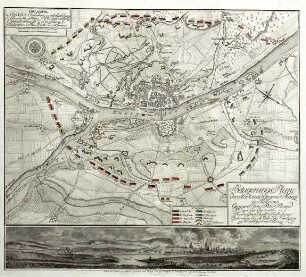 WHK 31 Krieg mit Frankreich 1792-1805: Plan der Belagerung von Mainz, 1793