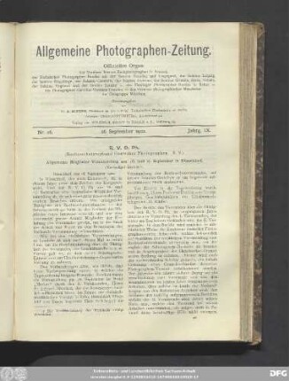 Nr. 26. 26. September 1902. Jahrg. IX.
