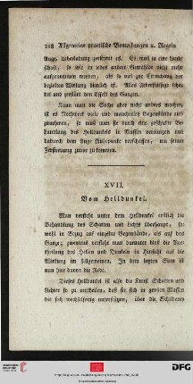 XVII. Vom Helldunkel