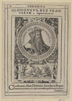 Bildnis des Clodovevs Rex Francorvm