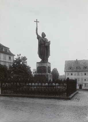 Fulda, Bonifatiusdenkmal : Fulda. Bonifatiusdenkmal, Bronze, 1842
