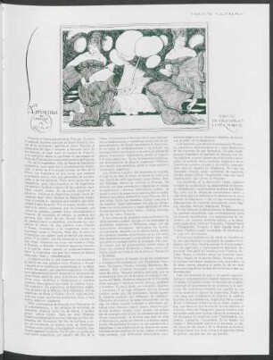 La Argentina : Dibujo de Gregorio López Naguil
