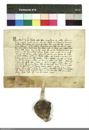 Gütertausch zwischen Heinrich [von Hohenberg], Abt von Fulda, und dem Kloster Neuenberg