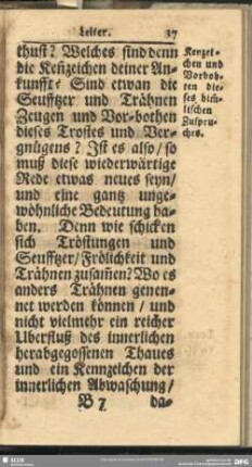 Kenzeichen und Vorbohten dieses him[m]lischen Zuspruches