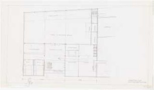 Hotel Budapester Straße/Burggrafenstraße (»Schweizerhof«), Berlin-Tiergarten Erweiterung: Grundriss Kellergeschoss [1:100]
