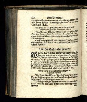 Von der Kretze oder Raude