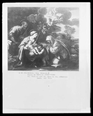 Heilige Familie mit heiliger Anna und heiligem Johannes