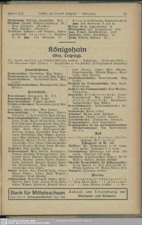 Königshain (Bez. Leipzig)