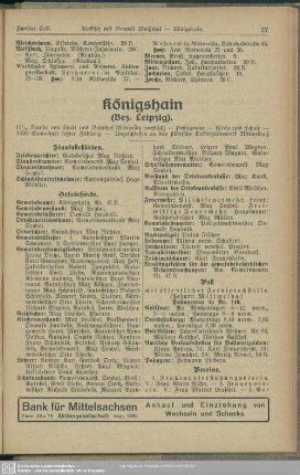 Königshain (Bez. Leipzig)