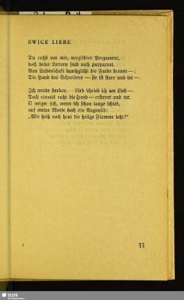 Ewige Liebe