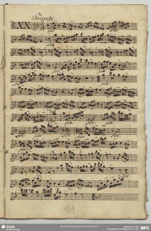 20. Anonymus, Andante, F-Dur