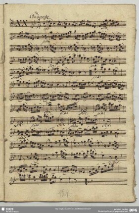 20. Anonymus, Andante, F-Dur